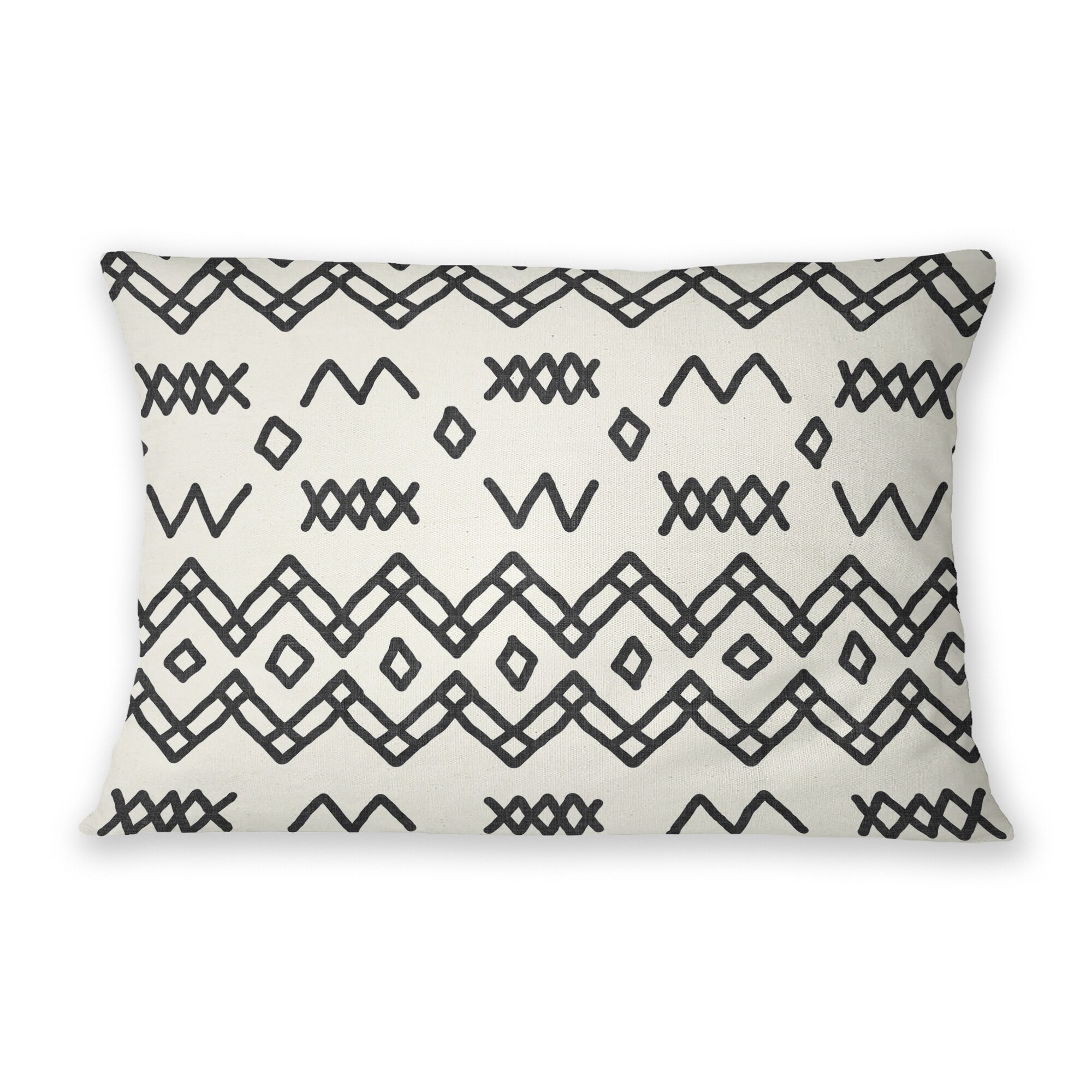 Cream and black online outdoor pillows